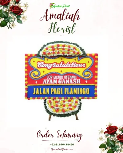 Bunga Papan Congratulation di Darmasari